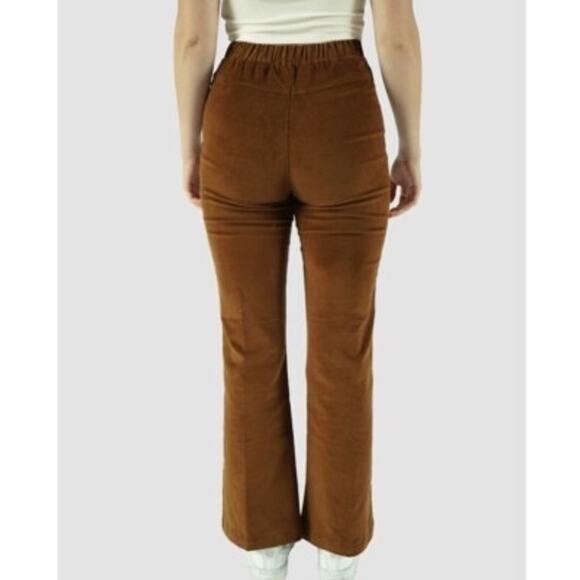 Self Esteem trousers Juniors Women’s 26” medium Corduroy Brown Flared Pants nwt - Picture 8 of 10